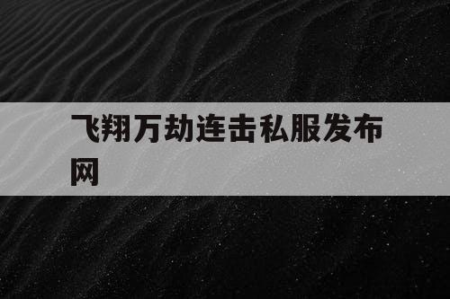 飞翔万劫连击私服发布网