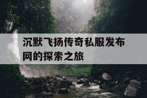 沉默飞扬传奇私服发布网的探索之旅