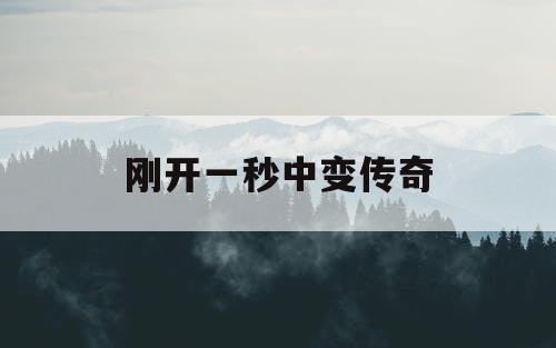 刚开一秒中变传奇