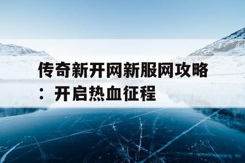 传奇新开网新服网攻略：开启热血征程