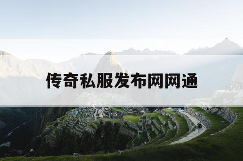 传奇私服发布网网通