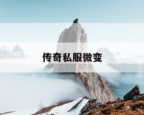 传奇私服微变