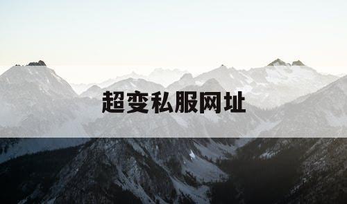 超变私服网址