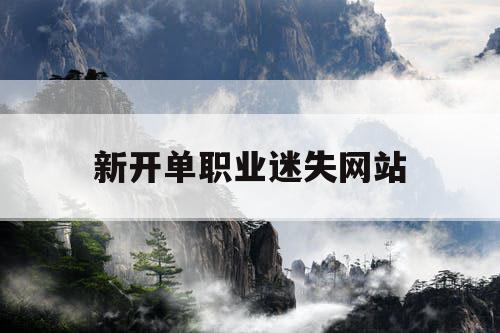 新开单职业迷失网站