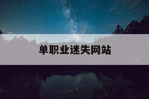 单职业迷失网站
