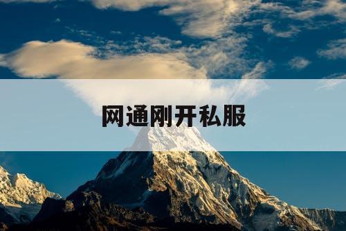 网通刚开私服