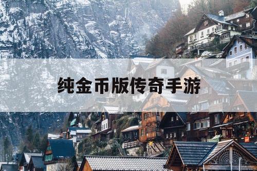 纯金币版传奇手游