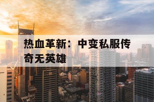 热血革新：中变私服传奇无英雄