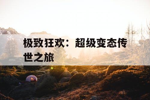 极致狂欢：超级变态传世之旅
