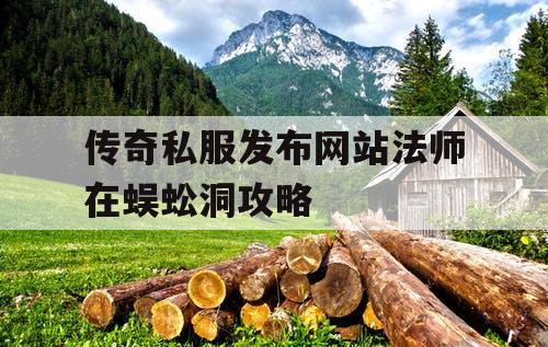 传奇私服发布网站法师在蜈蚣洞攻略